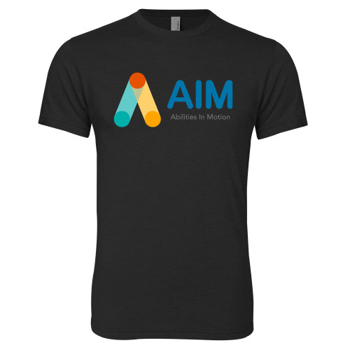 Next Level Black Triblend Tee - AIM
