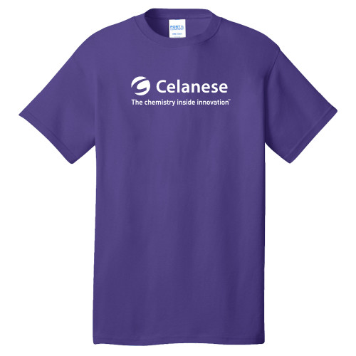  Extended Purple T Shirt - Celanese - Primary Logo w/Tagline
