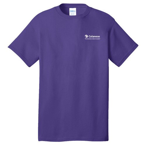  Extended Purple T Shirt - Celanese - Primary Logo w/Tagline