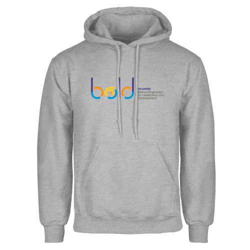  Grey Fleece Hoodie - bold w tagline