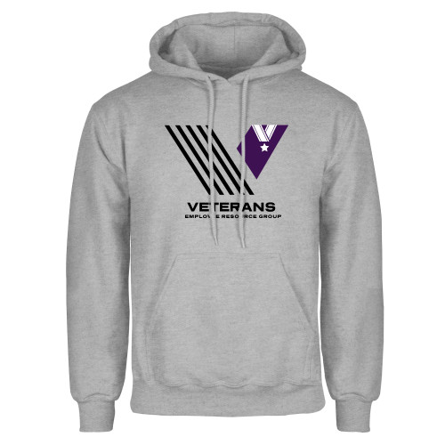  Grey Fleece Hoodie - Veterans