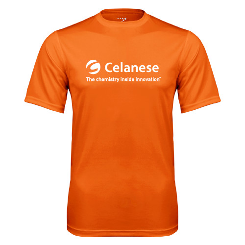  Orange Performance Tee - Celanese - Primary Logo w/Tagline