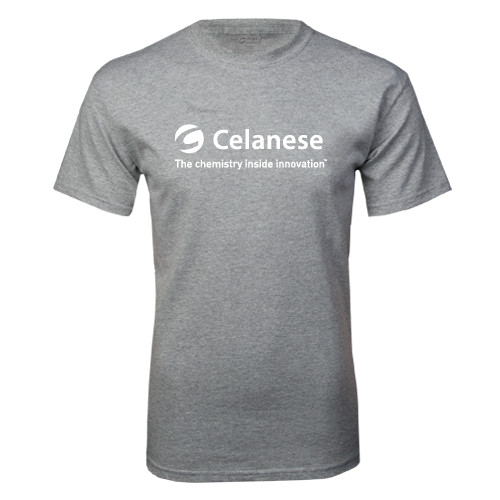  Grey T Shirt - Celanese - Primary Logo w/Tagline
