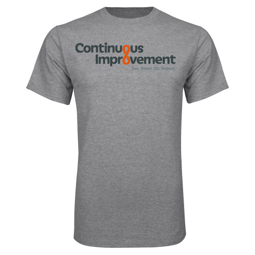  Grey T Shirt - Continuous Improvement