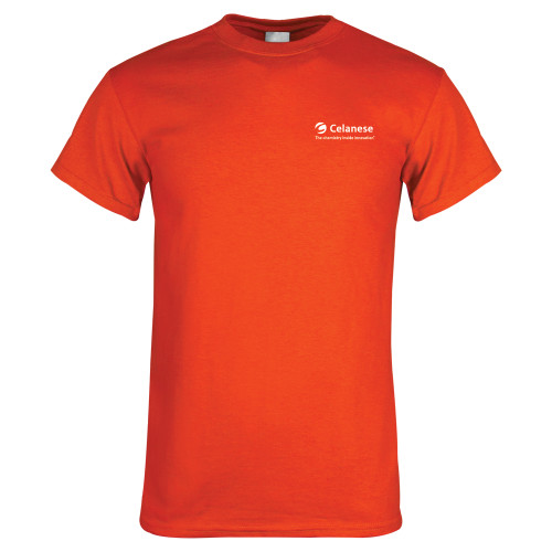  Orange T Shirt - Celanese - Primary Logo w/Tagline