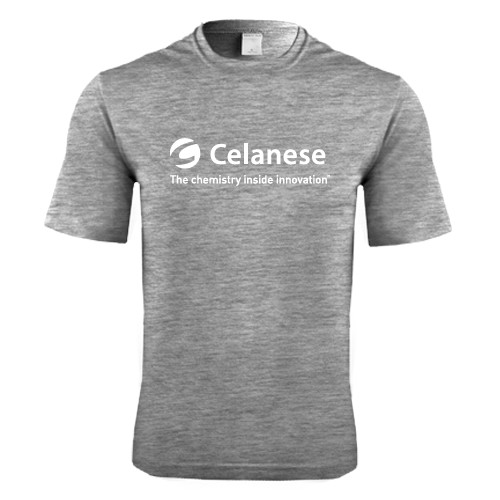  Grey Heather Performance Contender Tee - Celanese - Primary Logo w/Tagline