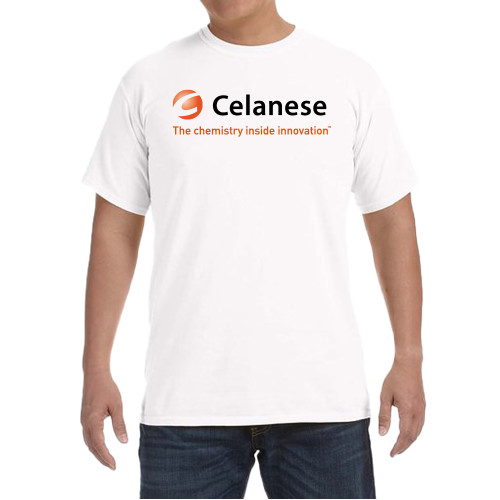  Comfort Colors White T Shirt - Celanese - Primary Logo w/Tagline