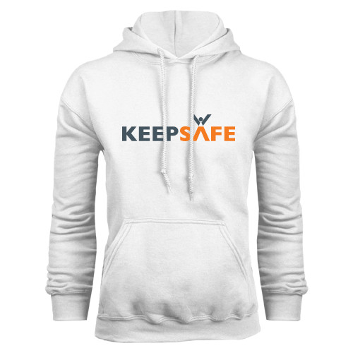  White Fleece Hoodie - KeepSafe