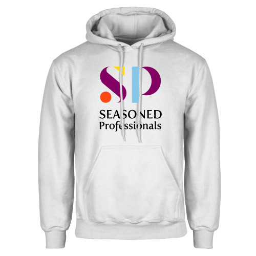  White Fleece Hoodie - Seasoned Professionals Vertical