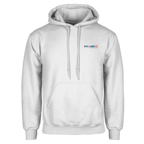  White Fleece Hoodie - innovateCE