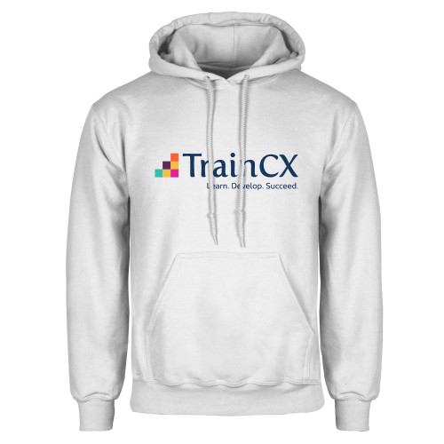  White Fleece Hoodie - TrainCX