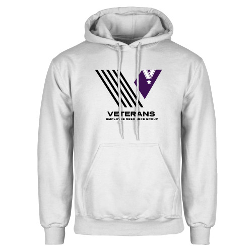 White Fleece Hoodie - Veterans
