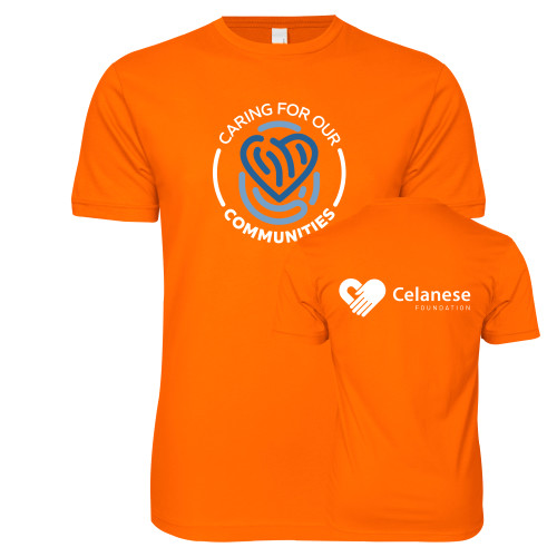  Next Level SoftStyle Orange T Shirt