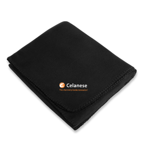  Black Arctic Fleece Blanket - Celanese - Primary Logo w/Tagline