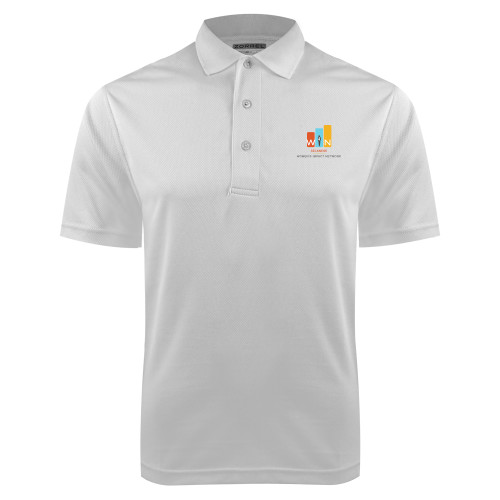  White Dry Mesh Polo - Womens Impact Network