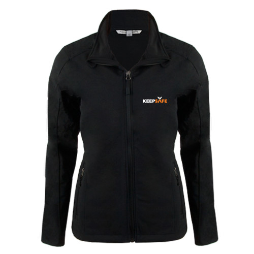 Womens Black Softshell Jacket - KeepSafe