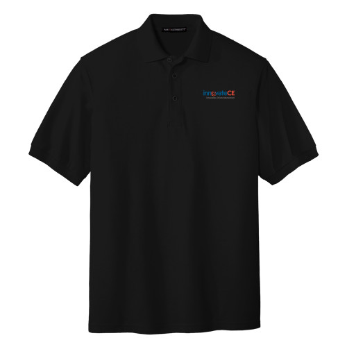  Black Silk Touch Polo - innovateCE
