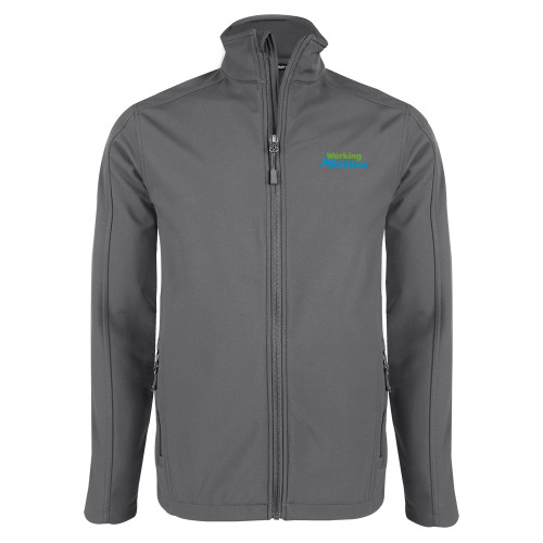  Charcoal Softshell Jacket - Working on Wellness