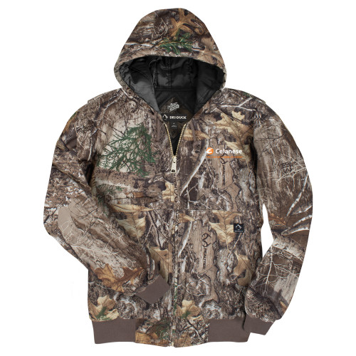  DRI DUCK Realtree Xtra Laramie Hooded Jacket - Celanese - Primary Logo w/Tagline