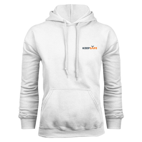  White Fleece Hoodie - KeepSafe