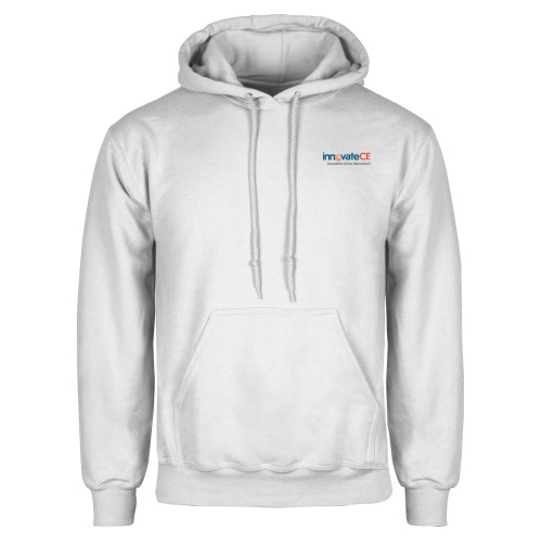  White Fleece Hoodie - innovateCE