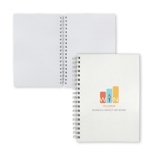  Clear 7 x 10 Spiral Journal Notebook - Womens Impact Network