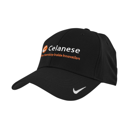  Nike Black Swoosh Legacy 91 Hat - Celanese - Primary Logo w/Tagline