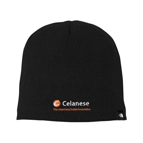  The North Face Black Mountain Beanie - Celanese - Primary Logo w/Tagline