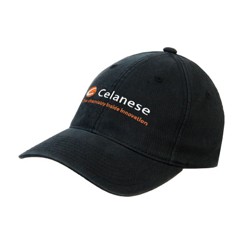 CelaneS/Me Black Flexfit Structured Low Profile Hat - Celanese - Primary Logo w/Tagline