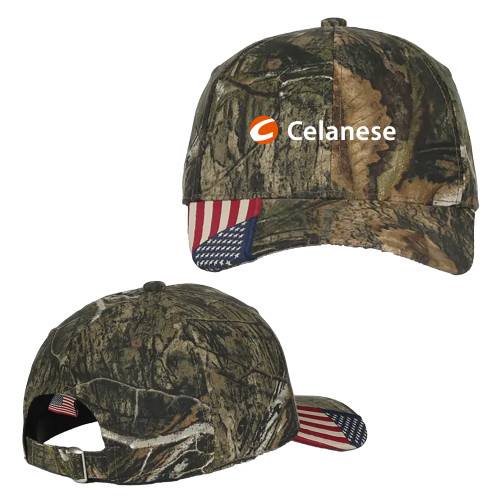  Mossy Oak Country DNA/AM Structured Hat - Celanese - Primary Logo