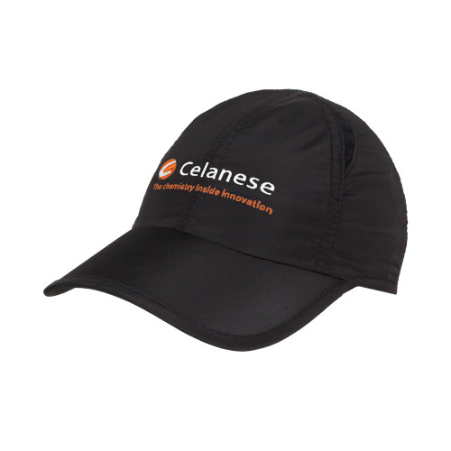  Black Performance Cap - Celanese - Primary Logo w/Tagline