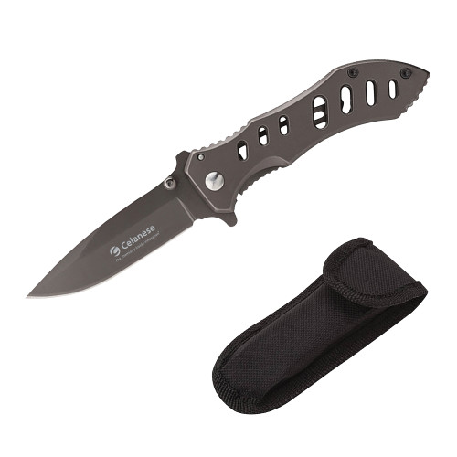 Landon Folding Tactical Knife - Celanese - Primary Logo w/Tagline Engraved