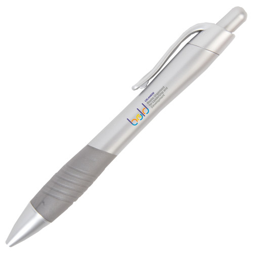  Metallic Mykonos Silver Pen - bold w tagline