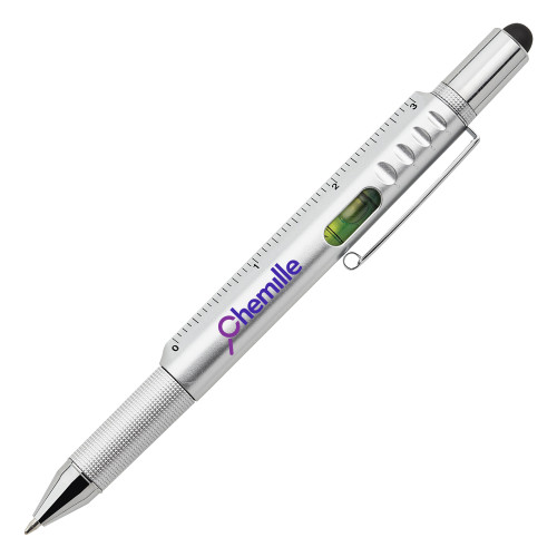  6 in 1 Silver Ballpoint Pen - Chemille