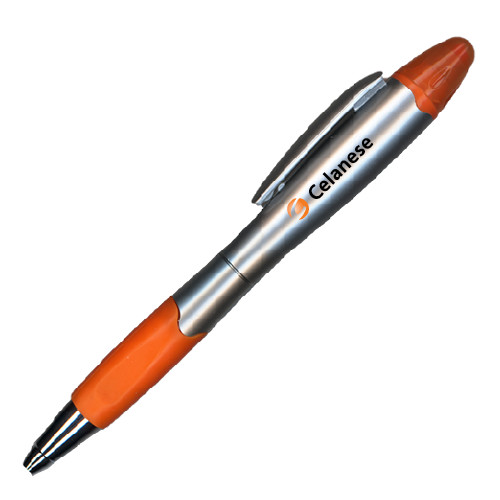  Silver/Orange Blossom Pen/Highlighter - Celanese