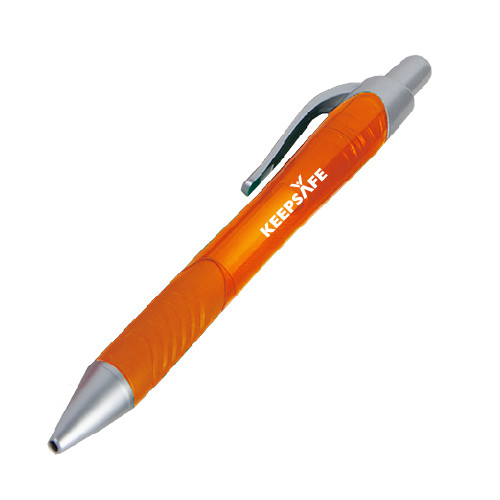  Metallic Mykonos Orange Pen - KeepSafe