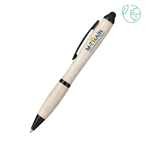  Nash Wheat Straw Ballpoint Beige Stylus Pen - M Train Celanese Manufacturing Training