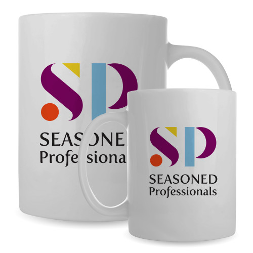  Full Color White Mug 15oz - Seasoned Professionals Vertical