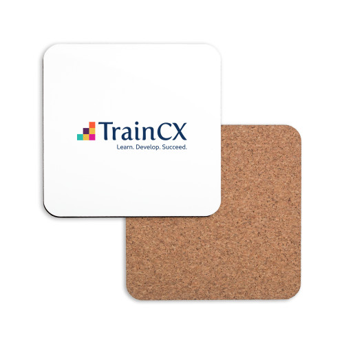  Hardboard Coaster w/Cork Backing - TrainCX