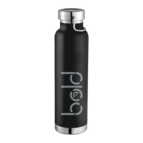  Thor Copper Vacuum Insulated Black Bottle 22oz - bold engraved