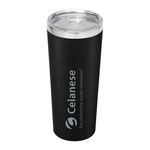  Thor Vacuum Insulated Black Tumbler 22oz - Celanese - Primary Logo w/Tagline Engraved