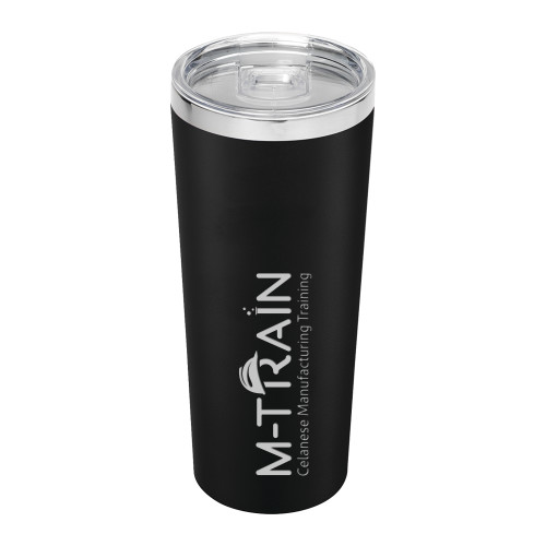  Thor Vacuum Insulated Black Tumbler 22oz - M Train Engraved