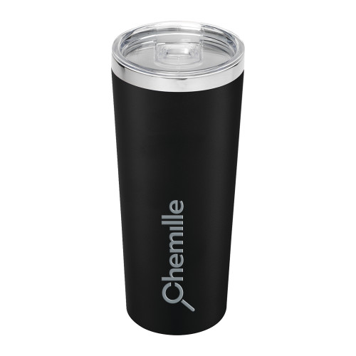  Thor Vacuum Insulated Black Tumbler 22oz - Chemille Engraved