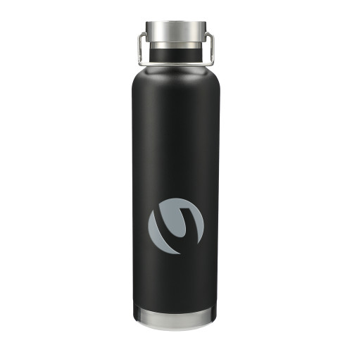  Thor Copper Vacuum Insulated Black Bottle 32oz - C Icon Engraved