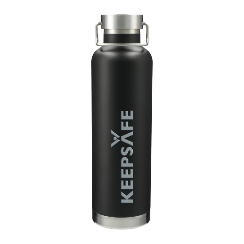 Thor Copper Vacuum Insulated Black Bottle 32oz - KeepSafe Engraved