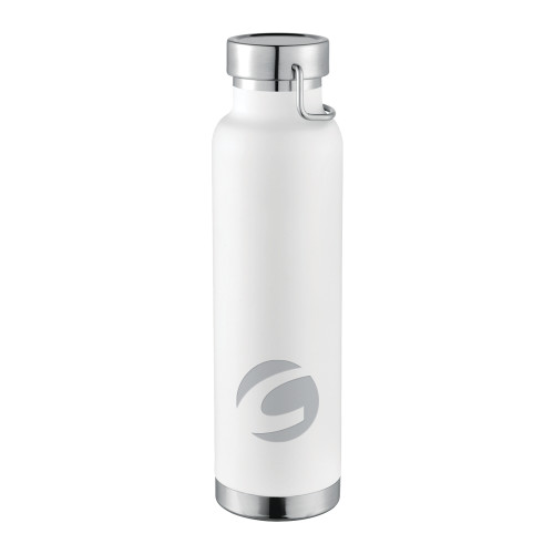  Thor Copper Vacuum Insulated White Bottle 22oz - C Icon Engraved