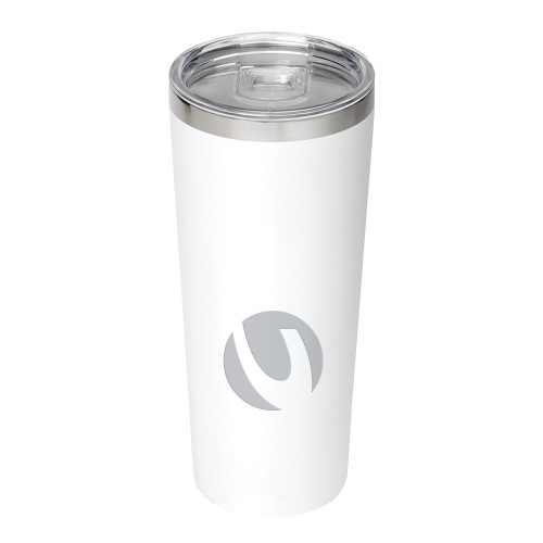  Thor Vacuum Insulated White Tumbler 22oz - C Icon Engraved