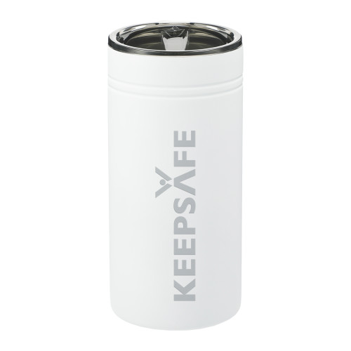  Sherpa Vacuum White Tumbler & Insulator 12oz - KeepSafe Engraved