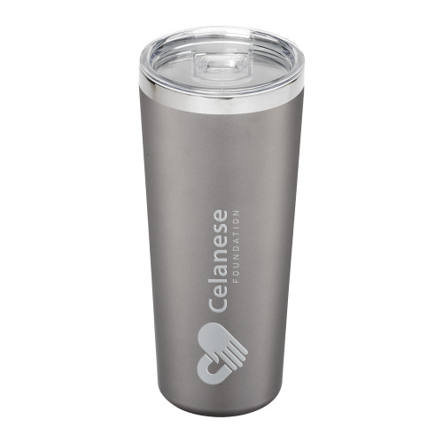  Thor Vacuum Insulated Grey Tumbler 22oz - Celanese Foundation Engraved