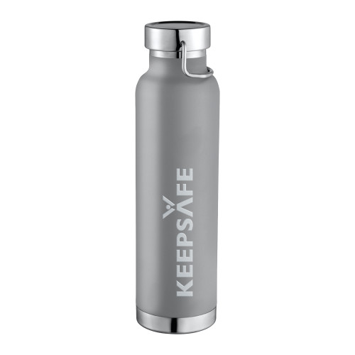  Thor Copper Vacuum Insulated Grey Bottle 22oz - KeepSafe Engraved